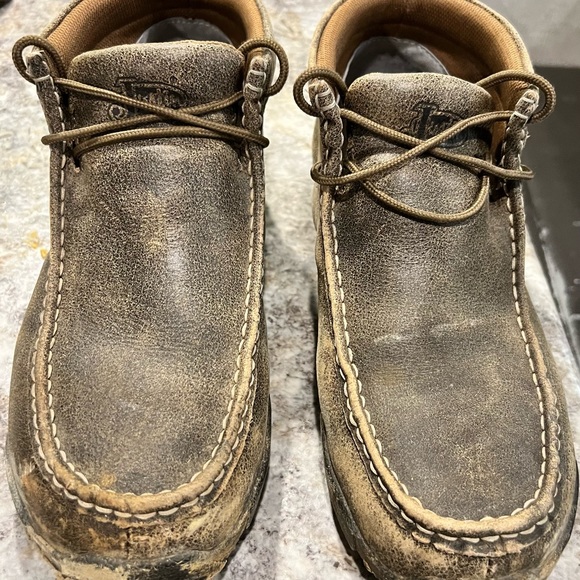 Justin Brand Moccasin Work Boots - Picture 1 of 6